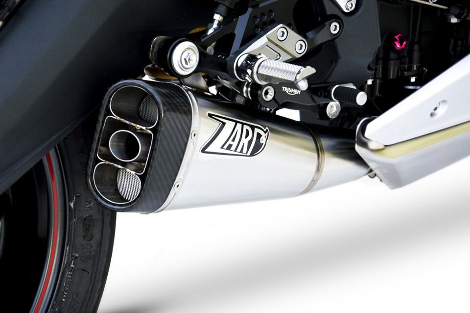 DAYTONA 675 EGZOZ | ''SHORT'' SLIP-ON (13-16)
