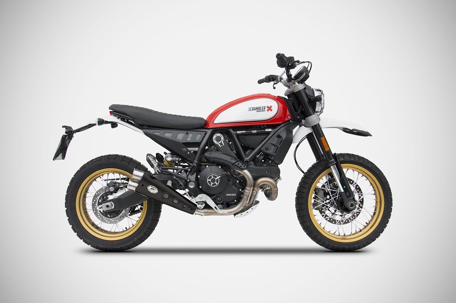 DUCATI SCRAMBLER DESERT SLED 800 EGZOZ | ''SPECIAL ED.'' SLIP-ON (17-20)