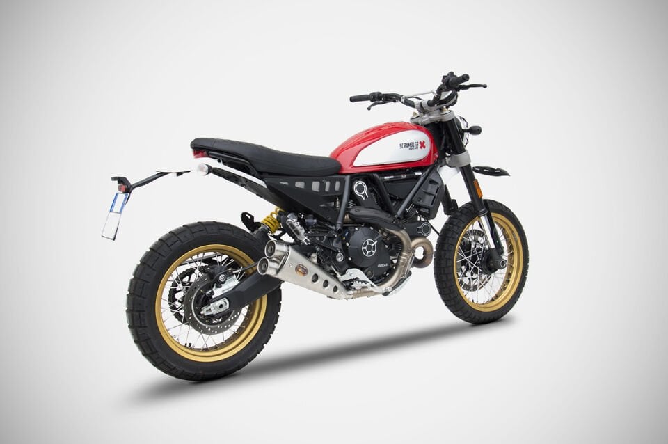 DUCATI SCRAMBLER DESERT SLED 800 EGZOZ | ''SPECIAL ED.'' SLIP-ON (17-20)