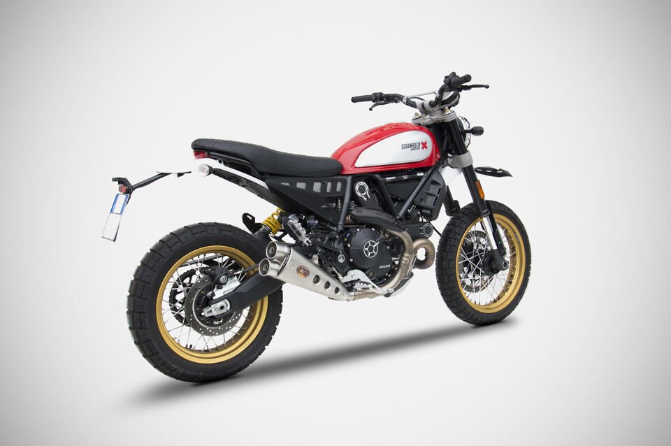 DUCATI SCRAMBLER DESERT SLED 800 EGZOZ | ''SPECIAL ED.'' SLIP-ON (17-20)