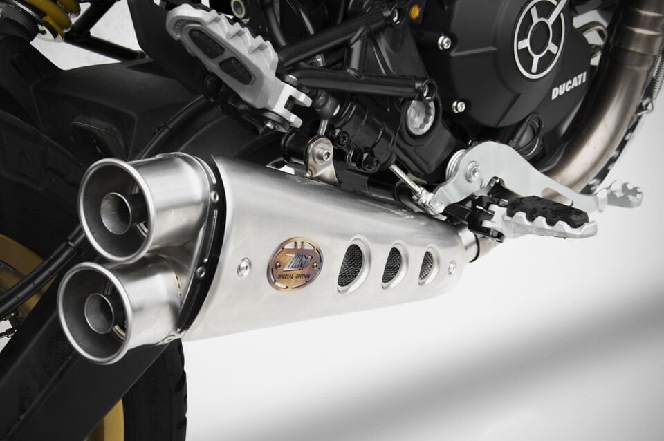 DUCATI SCRAMBLER DESERT SLED 800 EGZOZ | ''SPECIAL ED.'' SLIP-ON (17-20)