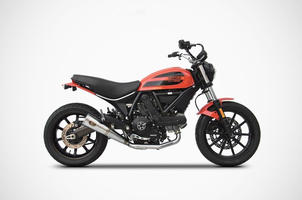 DUCATI SCRAMBLER SIXTY2 EGZOZ | ''CONICAL'' SLIP-ON (16-19)