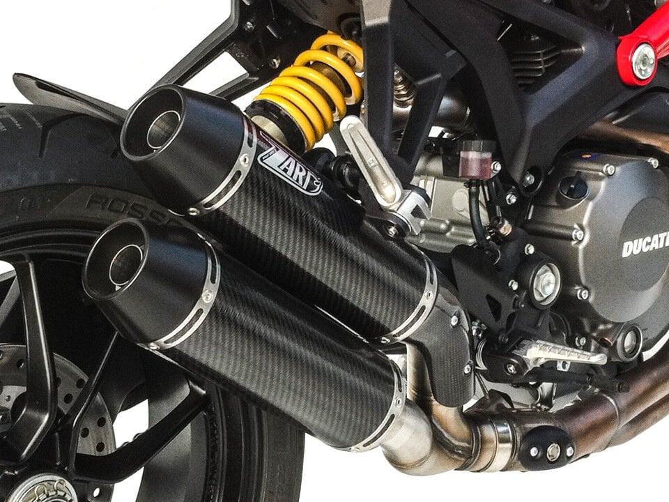 DUCATI MONSTER 1100 EVO | ''OVERLAPPED'' SLIP-ONS (11-13)