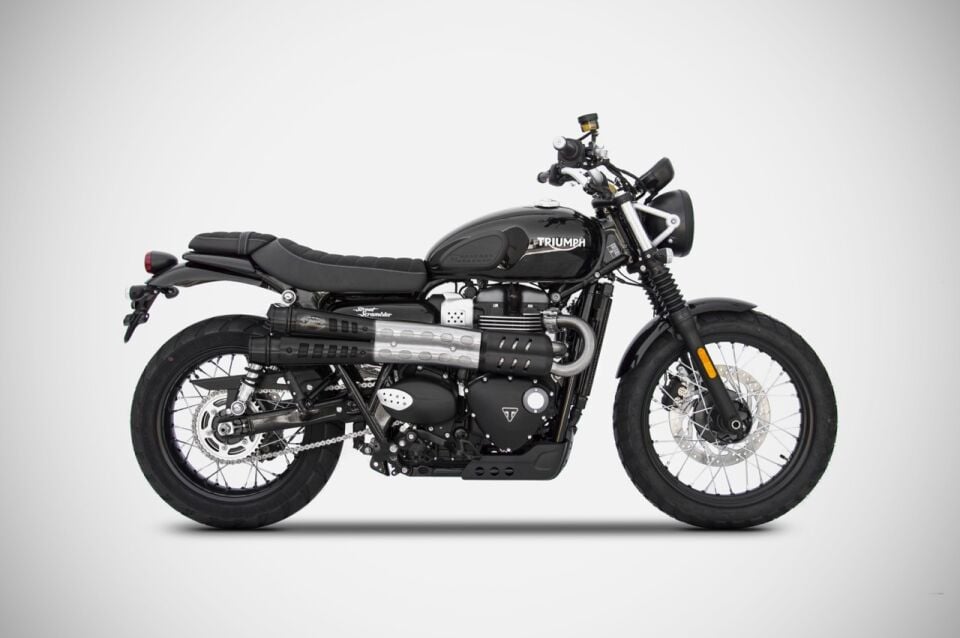 TRIUMPH STREET SCRAMBLER 900 EGZOZ | ''SIX DAYS'' SLIP-ONS (24-25)