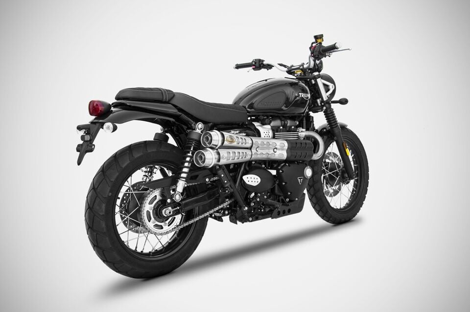 TRIUMPH STREET SCRAMBLER 900 EGZOZ | ''SIX DAYS'' SLIP-ONS (24-25)