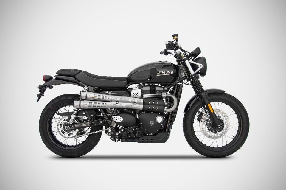 TRIUMPH STREET SCRAMBLER 900 EGZOZ | ''SIX DAYS'' SLIP-ONS (24-25)