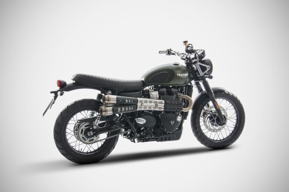 TRIUMPH SCRAMBLER 900 EGZOZ | ''CONICAL'' SLIP-ON (24-25)