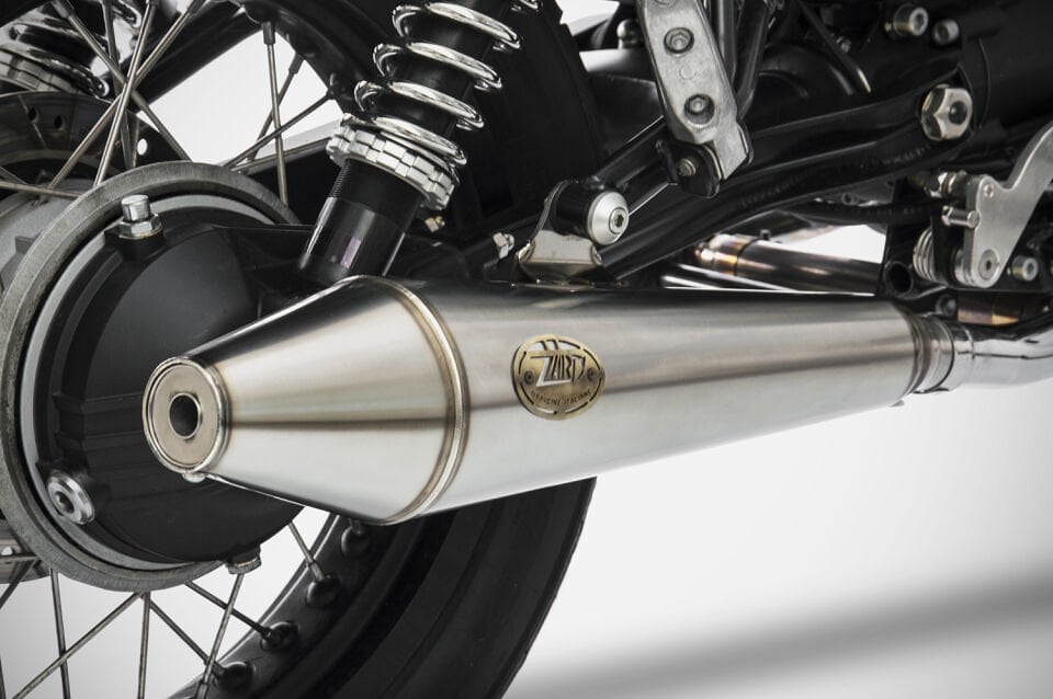 MOTO GUZZI V7 STONE EGZOZ | ''CONICAL'' SLIP-ONS (08-12)