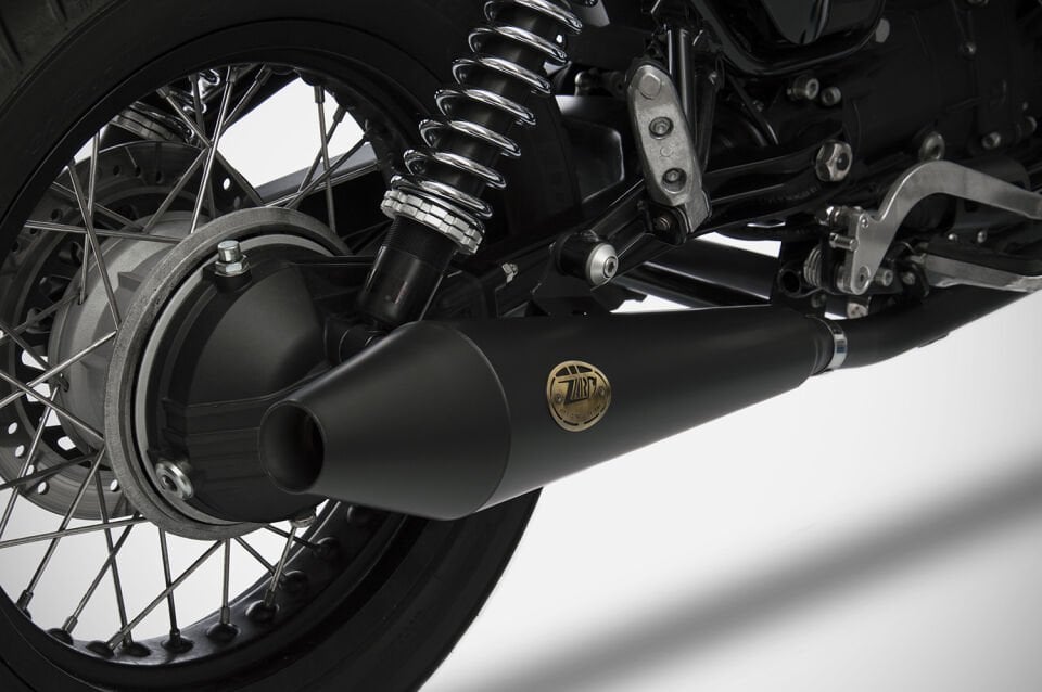 MOTO GUZZI V7II STONE EGZOZ | ''CONICAL'' SLIP-ONS (13-17)