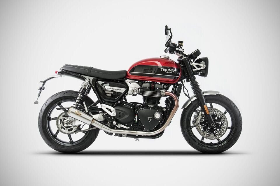TRIUMPH SPEED TWIN 1200 EGZOZ | ''SP'' SLIP-ONS (21-24)