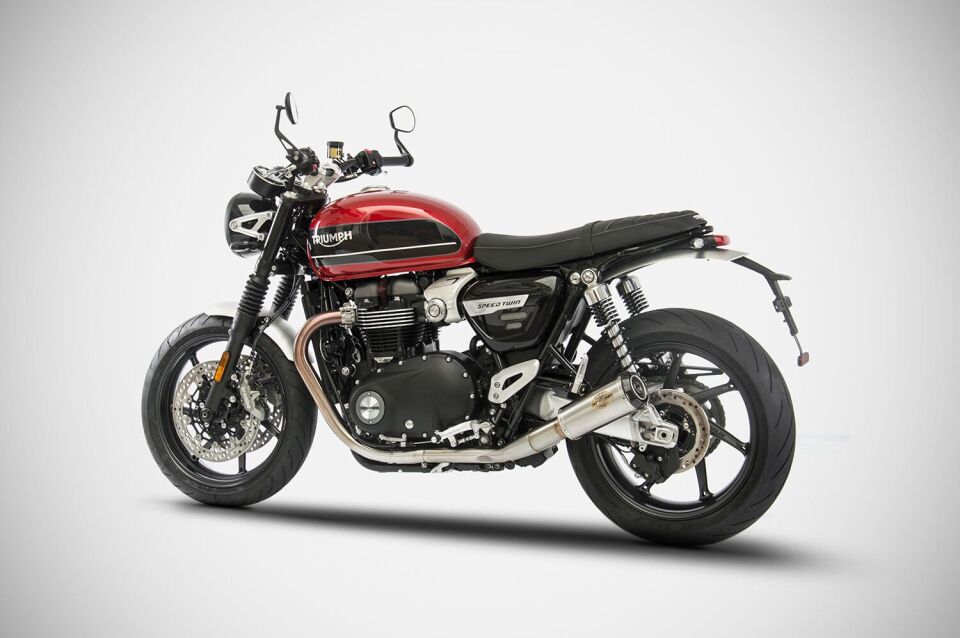 TRIUMPH SPEED TWIN 1200 EGZOZ | ''SP'' SLIP-ONS (21-24)