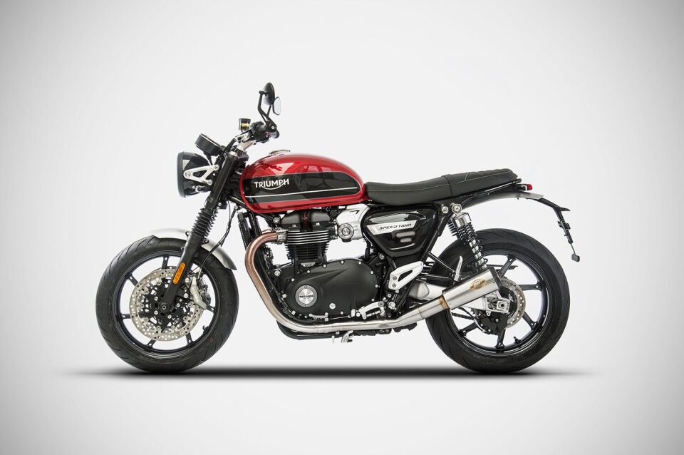 TRIUMPH SPEED TWIN 1200 EGZOZ | ''SP'' SLIP-ONS (21-24)