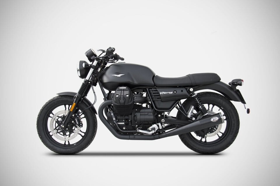 MOTO GUZZI V7 III EGZOZ | ''ZUMA'' SLIP-ONS  (17-19)