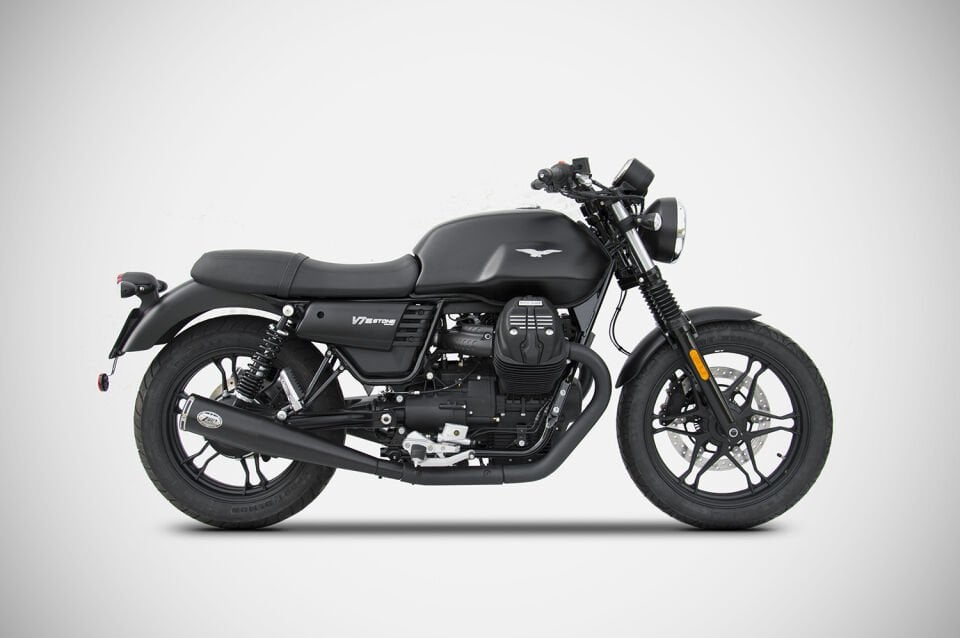 MOTO GUZZI V7 III EGZOZ | ''ZUMA'' SLIP-ONS  (17-19)