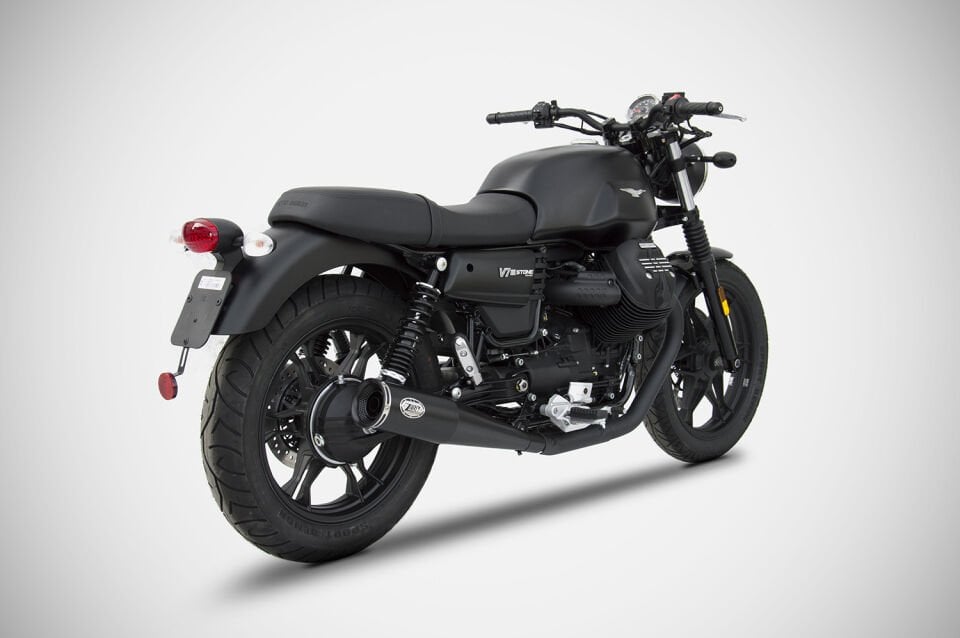 MOTO GUZZI V7 III EGZOZ | ''ZUMA'' SLIP-ONS  (17-19)