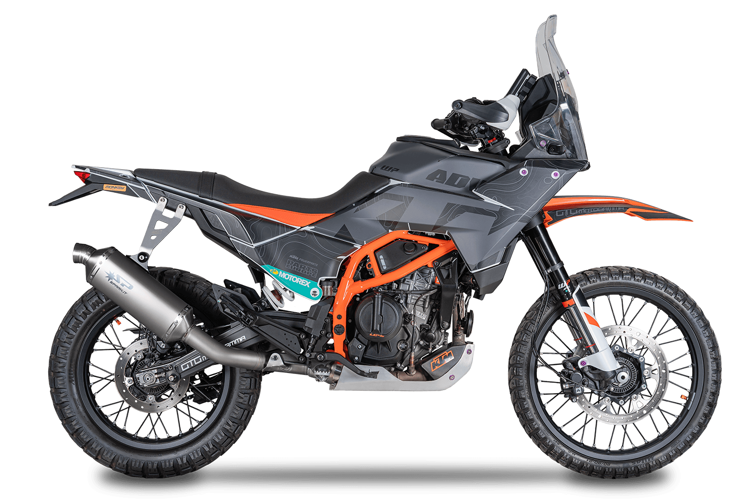 KTM 390 ADV. R/X EGZOZ | SLIP-ON '' DAKAR'' (25-26)