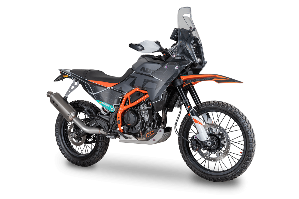 KTM 390 ADV. R/X EGZOZ | SLIP-ON '' DAKAR'' (25-26)