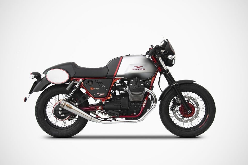 MOTO GUZZI V7 II RACER EGZOZ | ''RACER'' SLIP-ON (15-17)