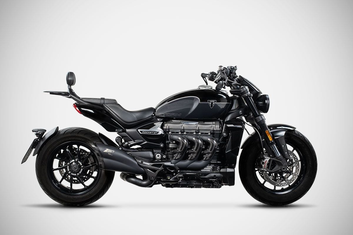 TRIUMPH ROCKET III STORM EGZOZ | SLIP-ON KIT  (24-26)