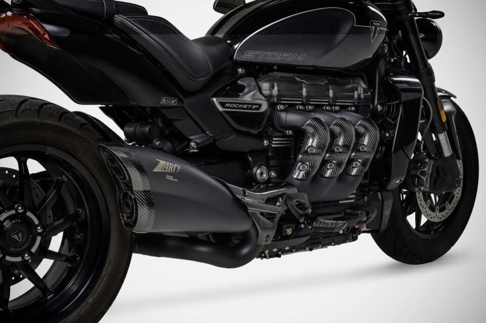 TRIUMPH ROCKET III STORM EGZOZ | SLIP-ON KIT  (24-25)