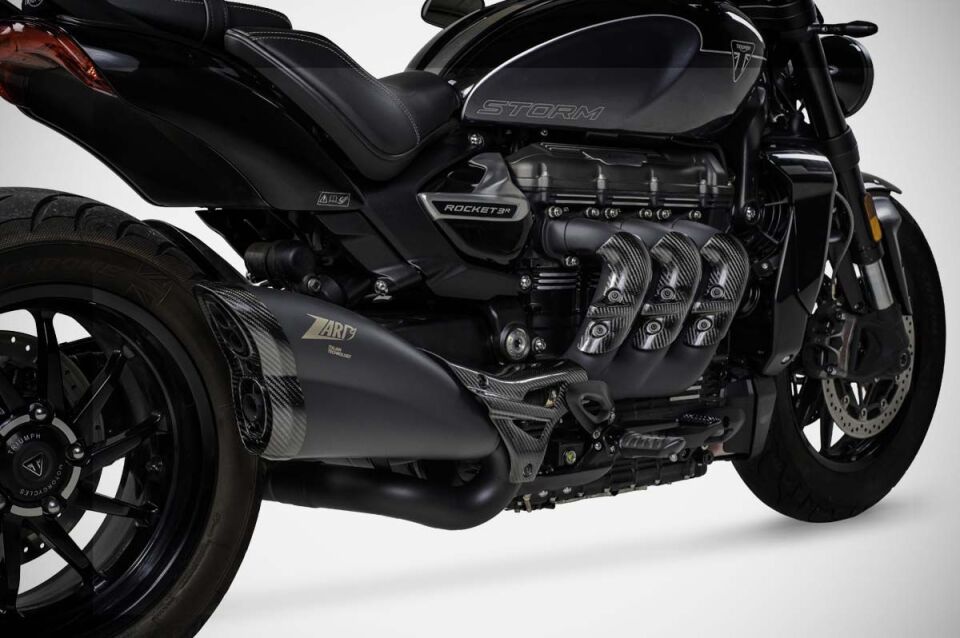TRIUMPH ROCKET III STORM EGZOZ | SLIP-ON KIT  (24-26)