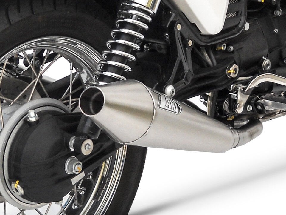 MOTO GUZZI V7 CAFE' RACER EGZOZ | ''CONICAL'' SLIP-ONS (09-12)