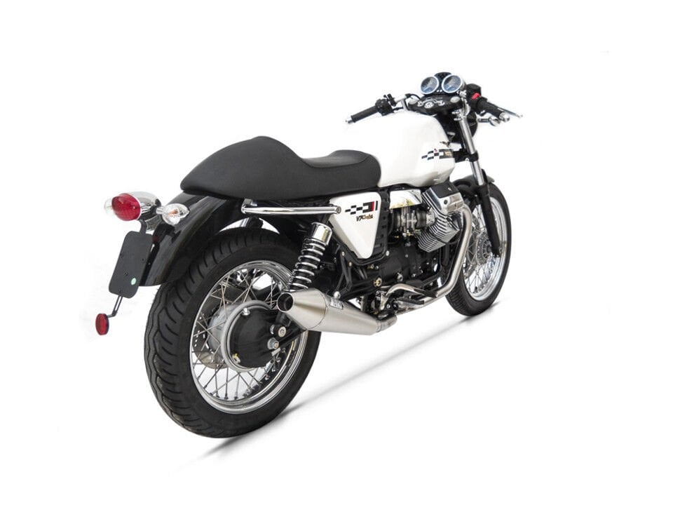 MOTO GUZZI V7 CAFE' RACER EGZOZ | ''CONICAL'' SLIP-ONS (09-12)