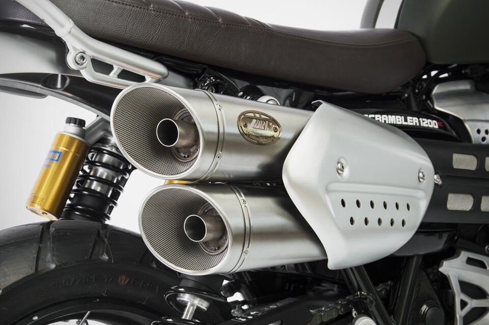 TRIUMPH SCRAMBLER 1200 EGZOZ | SLIP-ONS (24-26)