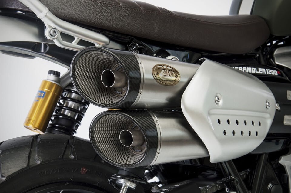 TRIUMPH SCRAMBLER 1200 EGZOZ | SLIP-ONS (24-26)