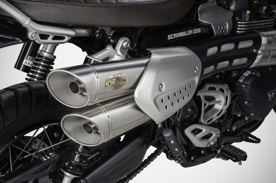 TRIUMPH SCRAMBLER 1200 EGZOZ | SLIP-ONS (24-25)