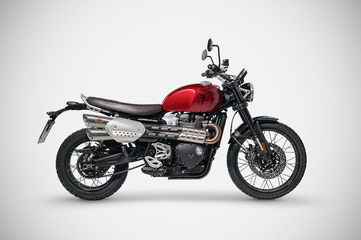 TRIUMPH SCRAMBLER 1200 EGZOZ | SLIP-ONS (24-26)