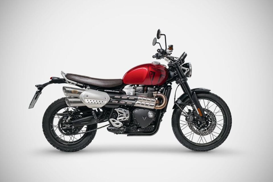 TRIUMPH SCRAMBLER 1200 EGZOZ | SLIP-ONS (24-26)