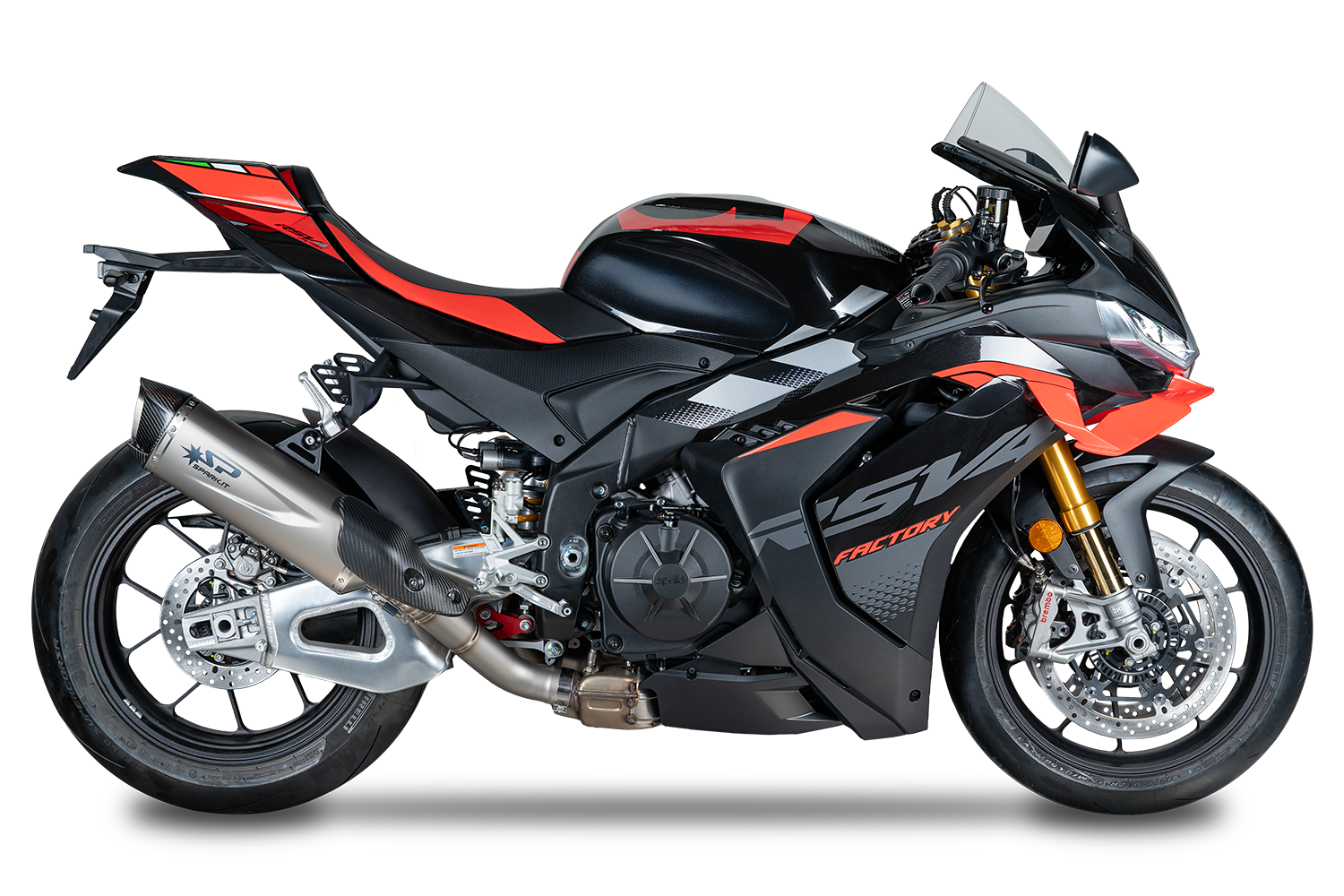 RSV4/TUONO V4 FACTORY | SLIP-ON EGZOZ ''FORCE-EVO''(21-26)