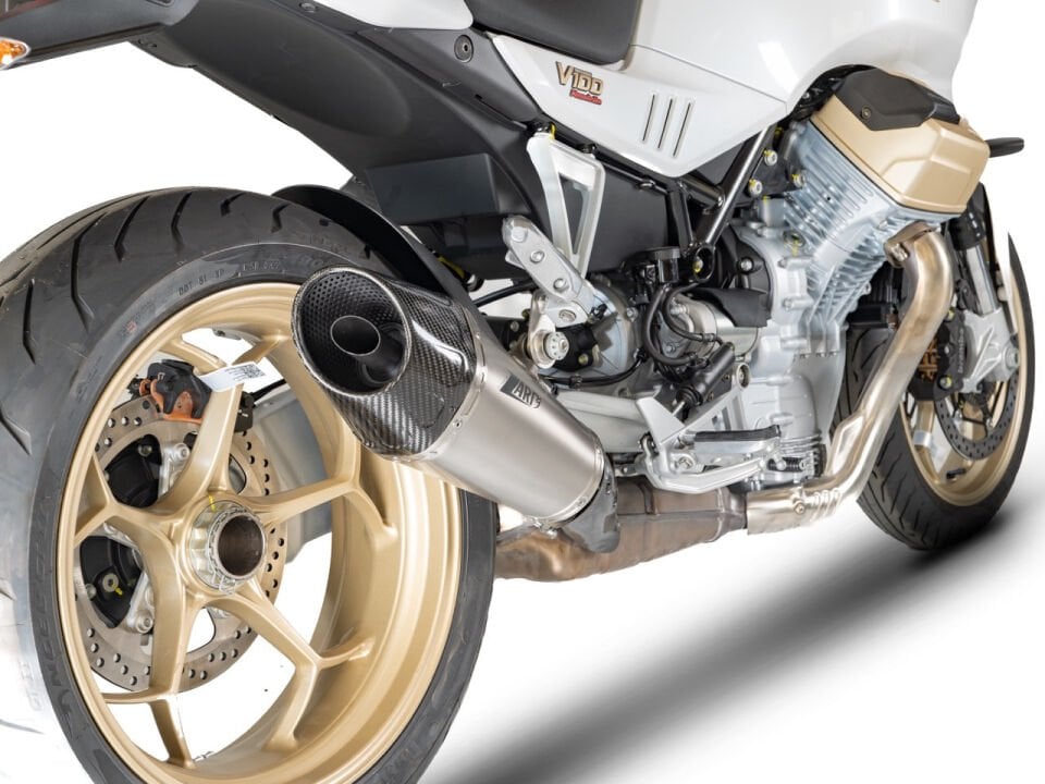 MOTO GUZZI V100 MANDELLO EGZOZ | SLIP-ON (2023)