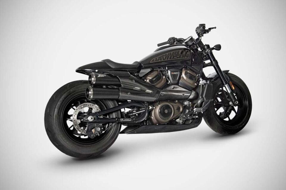 SPORTSTER S EGZOZ | ''TOP GUN'' SLIP-ON SISTEM (21-24)