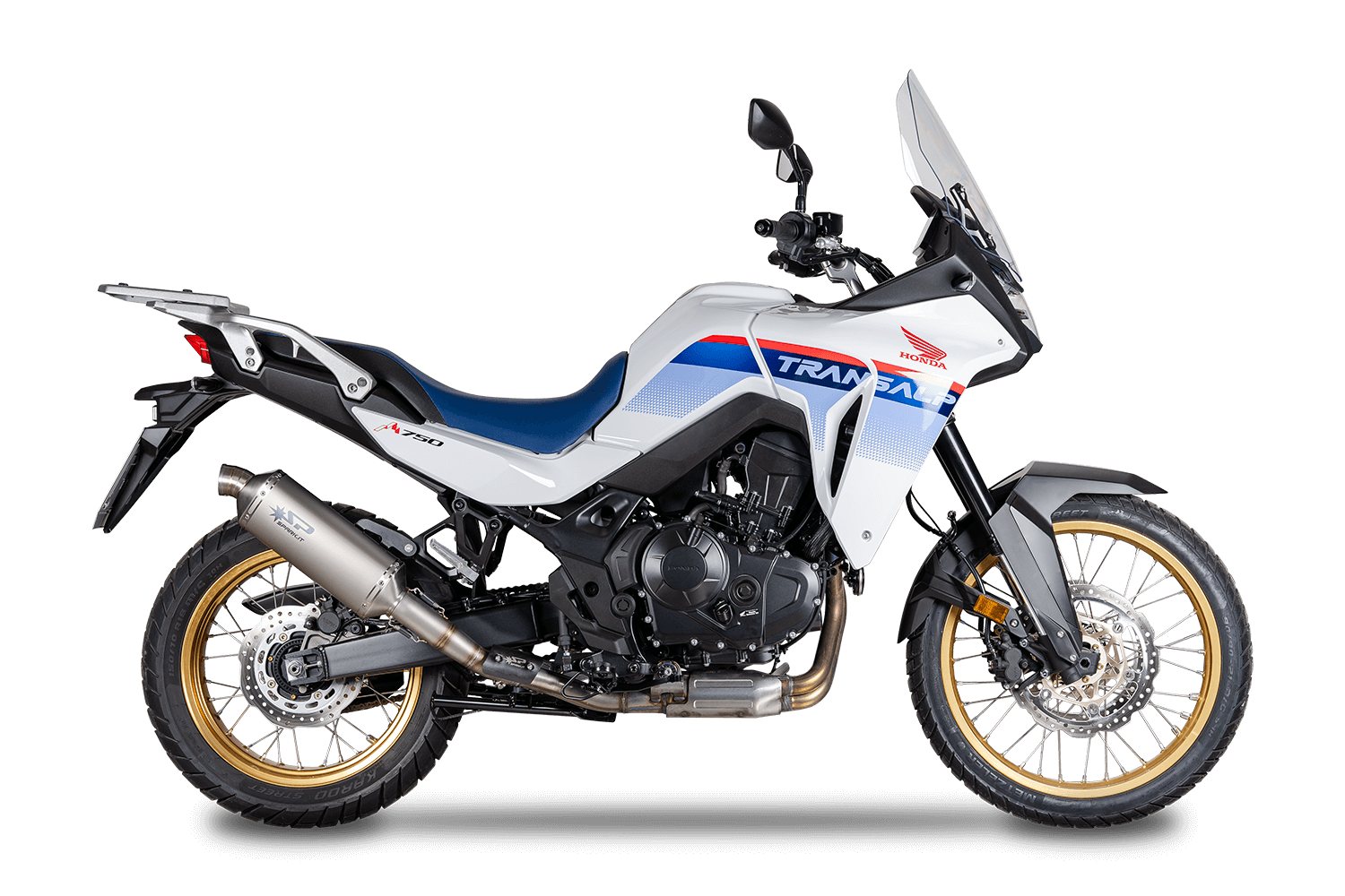 HONDA TRANSALP XL 750 EGZOZ | SLIP-ON ''DAKAR''  (23-26)
