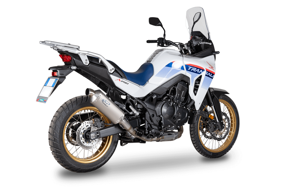 HONDA TRANSALP XL 750 EGZOZ | SLIP-ON ''DAKAR''  (23-26)