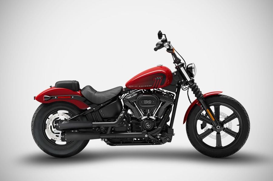 STREET BOB 114 EGZOZ | SLIP-ONS ''ALU'' (17-24)