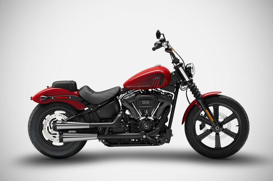 STREET BOB 114 EGZOZ | SLIP-ONS ''ALU'' (17-24)