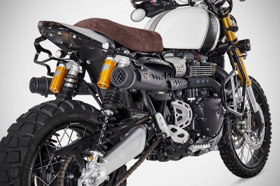 TRIUMPH SCRAMBLER 1200 EGZOZ |2>2  FULL SİSTEM (24-26)