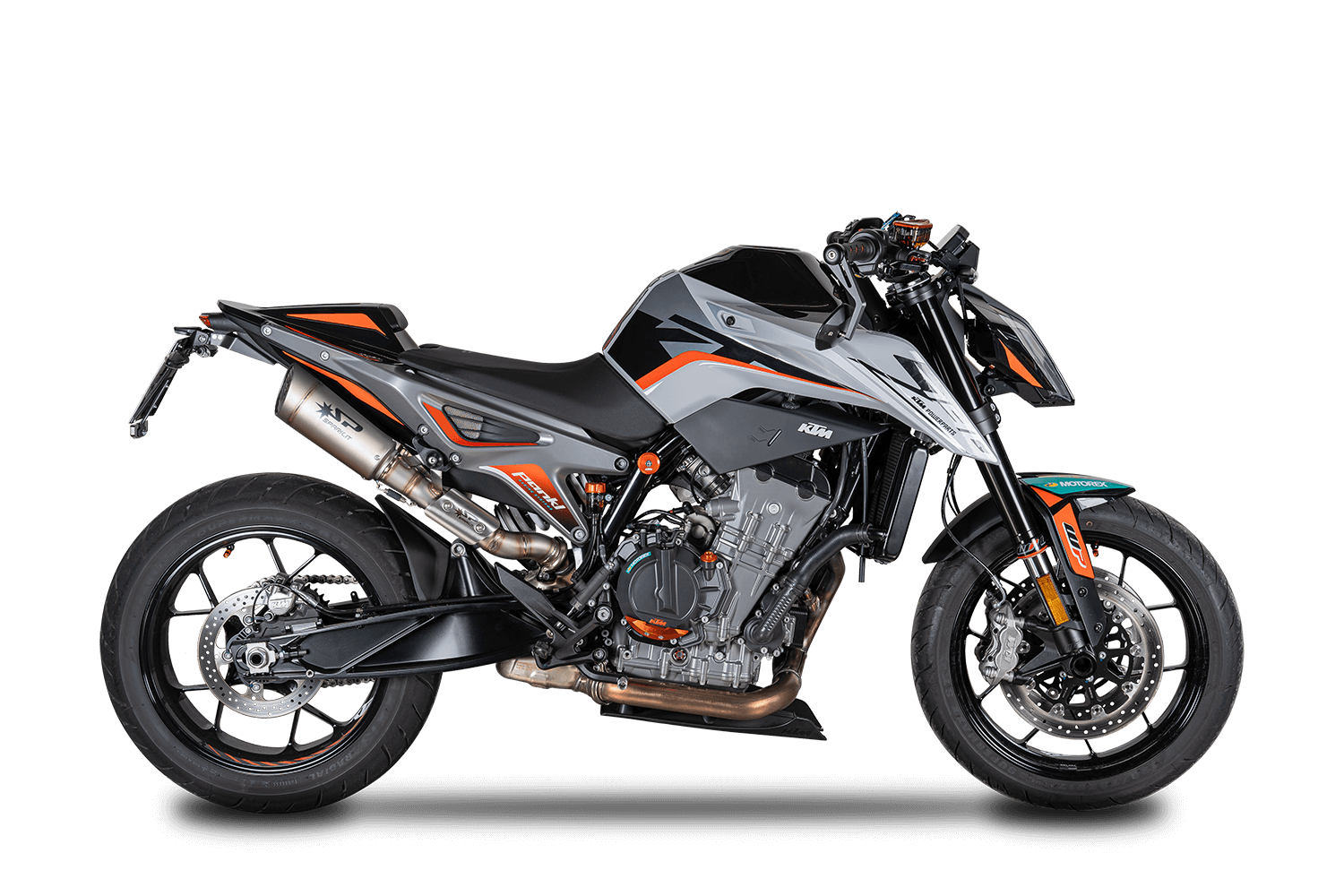 KTM DUKE 790 L EGZOZ| SLIP-ONS  ''GRID-O'' RACE (23-24)