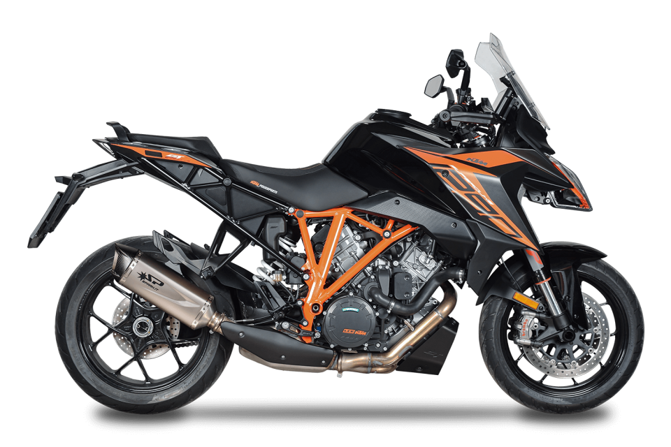 KTM 1290/1390 SUPER DUKE GT EGZOZ | SLIP-ON ''FORCE-EVO'' (20-25
