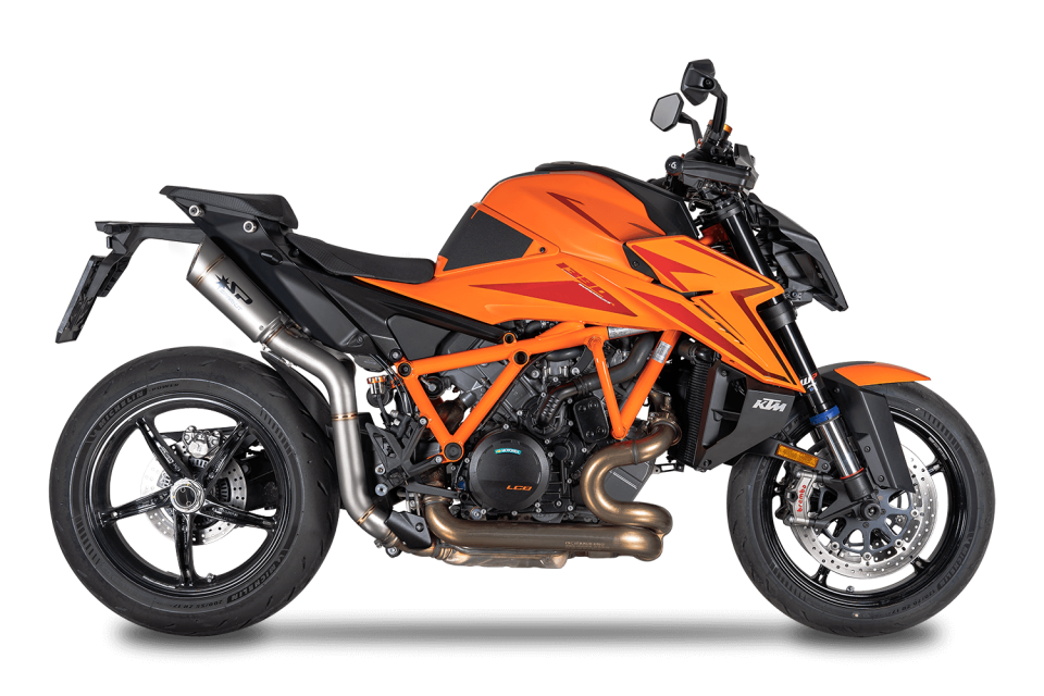 KTM 1390 SUPER DUKE R/R EVO  EGZOZ | SLIP-ONS ''GRID-O'' (24-26)