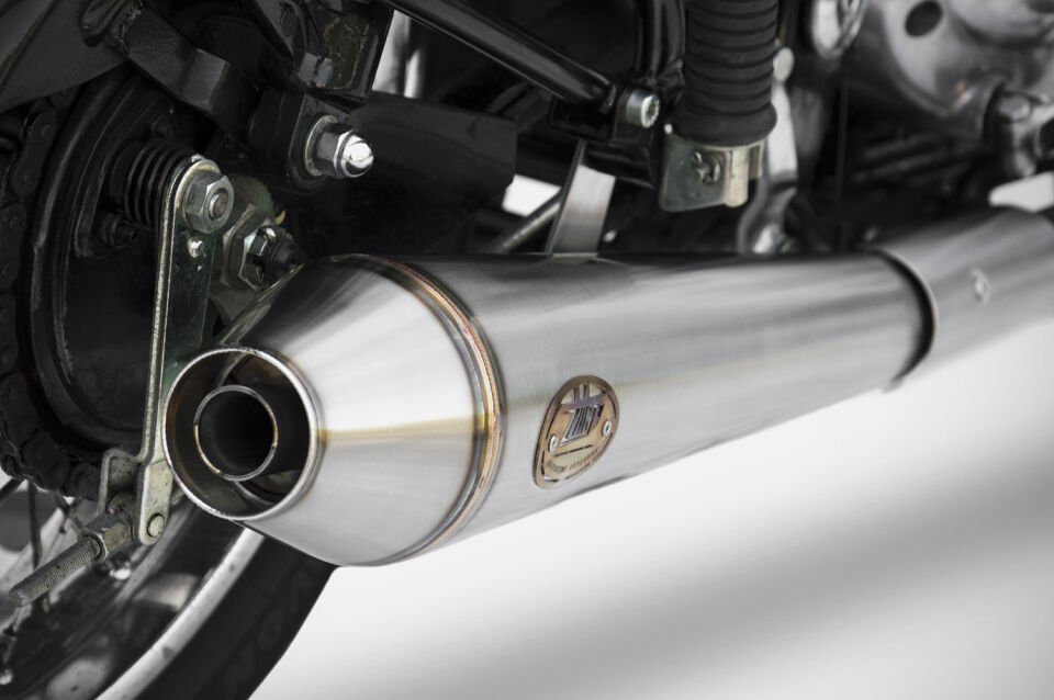 ROYAL ENFIELD BULLET 350/500 |''CONICAL'' SLIP-ON EGZOZ (06-09)