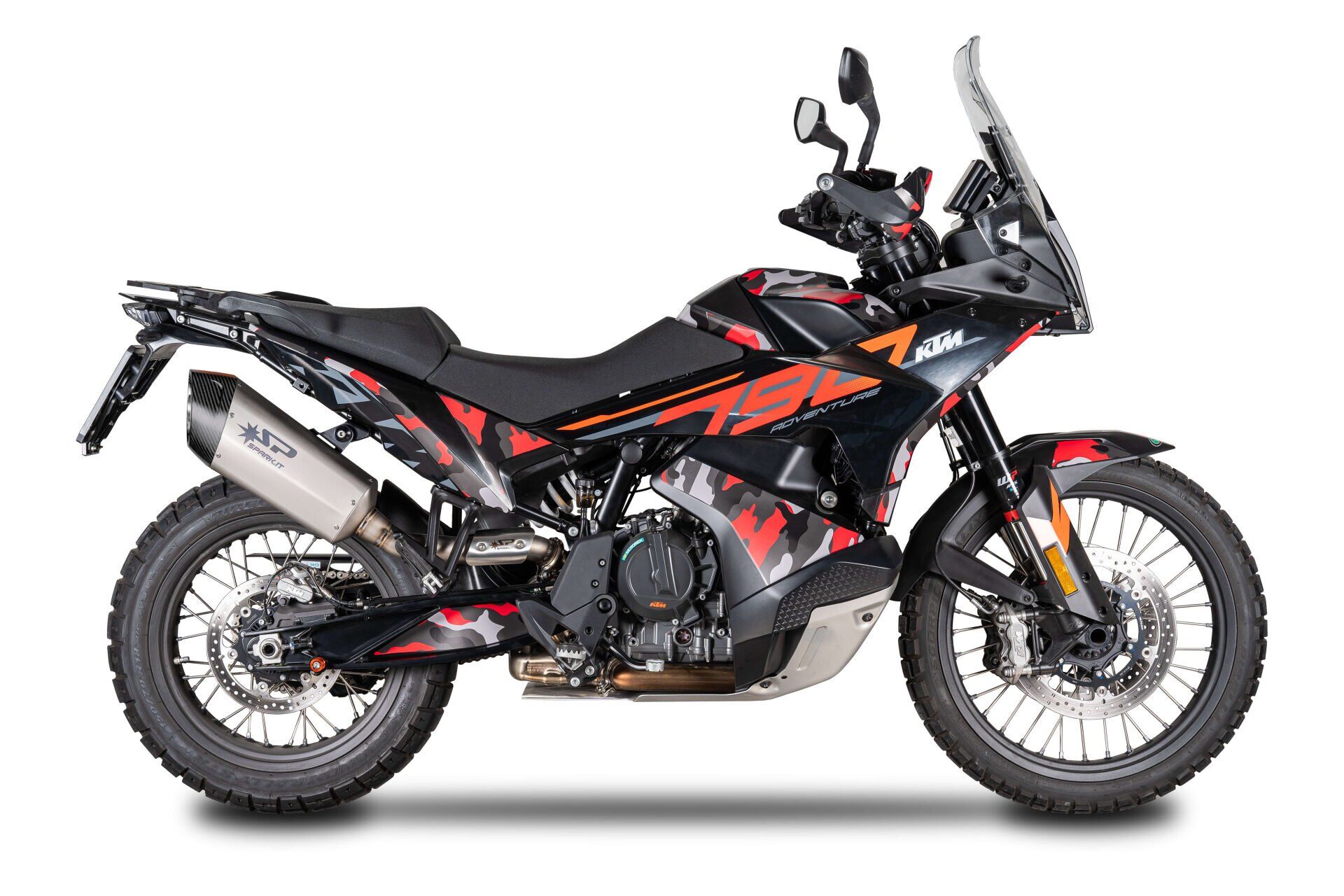 KTM 890 ADV. EGZOZ | SLIP-ON '' FIGHTER-EVO'' (21-25)