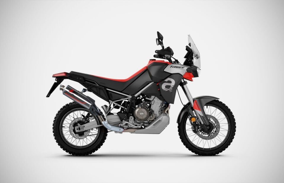 APRILLIA TUAREG 660 EGZOZ | ''SABBIA'' SLIP-ON (22-24)