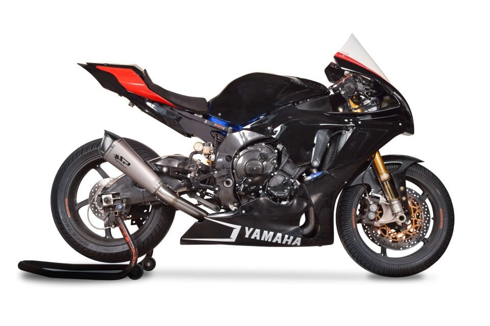 YAMAHA YZF R1 EGZOZ | SLIP-ON ''KONIX-EVO'' (15-24)