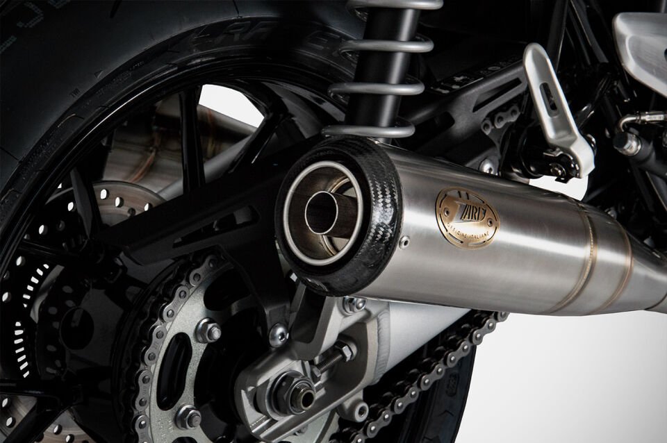 TRIUMPH THRUXTON R/RS 1200 | ''CONICAL'' SLIP-ON EGZOZ (21-23)