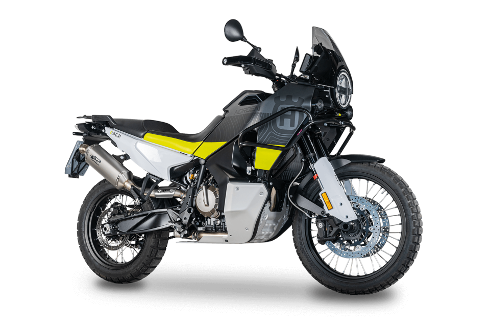 HUSQVARNA NORDEN 901 EGZOZ | SLIP-ON ''DAKAR''  (22-24)