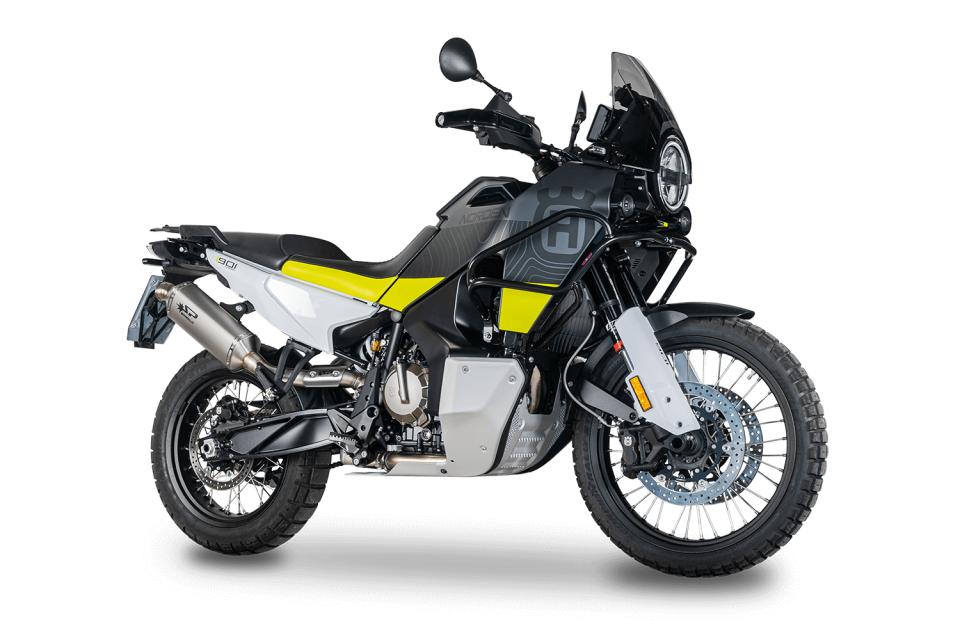 HUSQVARNA NORDEN 901 EGZOZ | SLIP-ON ''DAKAR''  (22-24)